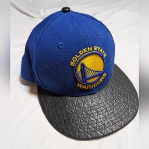 Golden State Warriors Blue and Black Fitted Pro Cap 6 7/8
